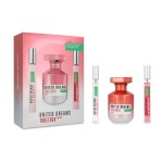 Benetton Set United Dreams Together For Her 3pzs 80ml Edt / 10ml Edt Am/ 10ml Edt Pm Dama