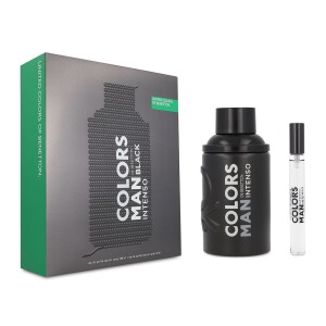 Benetton Set Colors Black Intenso 100ml Edp / 10ml Edp Caballero