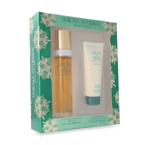 Elizabeth Taylor Set Diamonds And Emeralds 2pzs 100ml Edt Spray/ Body Lotion 100ml Dama