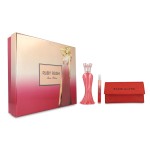 Paris Hilton Set Ruby Rush 3pzs 100ml Edp Spray/ 10ml Edp Spray/ Cartera Dama