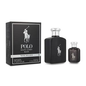 Ralph Lauren Set Polo Black 2pzs 125ml Edt Spray/ 15ml Edt Caballero